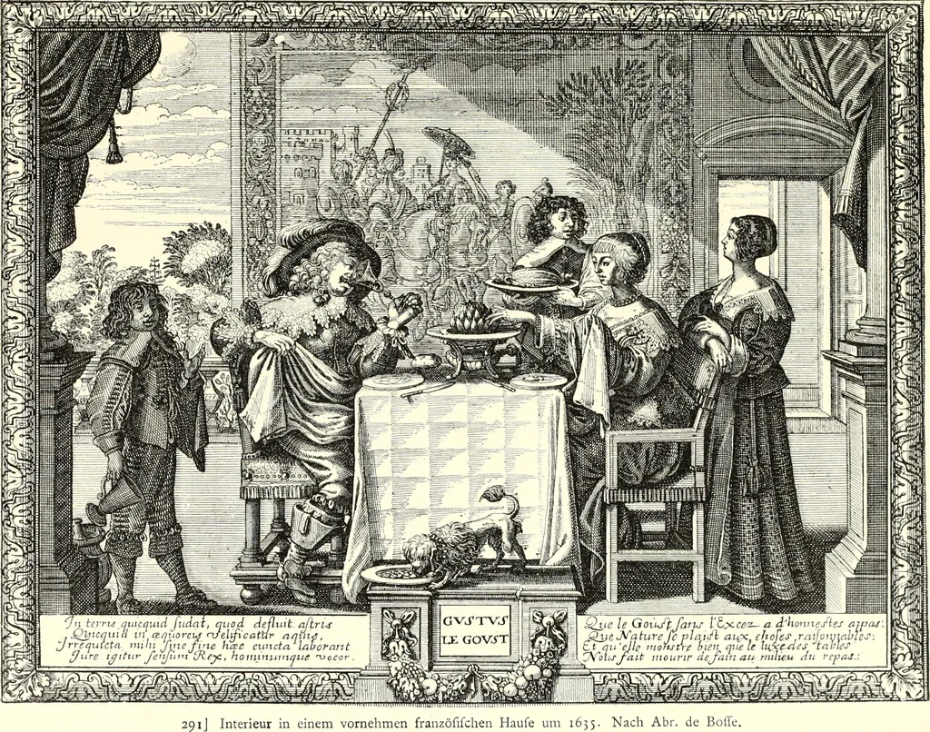 An illustration from Das deutsche Zimmer der Gothik und Renaissance : des Barock-, Rococo- und Zopfstils Anregungen zu häuslicher Kunstpflege, 1886, leaf 357