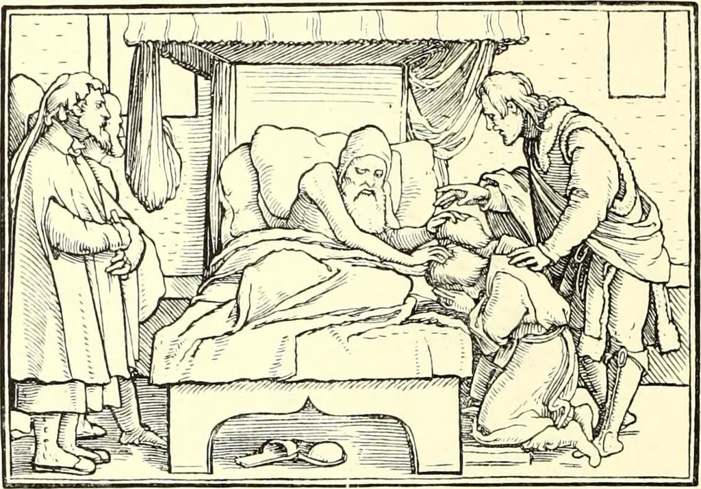 An illustration from Das deutsche Zimmer der Gothik und Renaissance : des Barock-, Rococo- und Zopfstils Anregungen zu häuslicher Kunstpflege, 1886, leaf 36