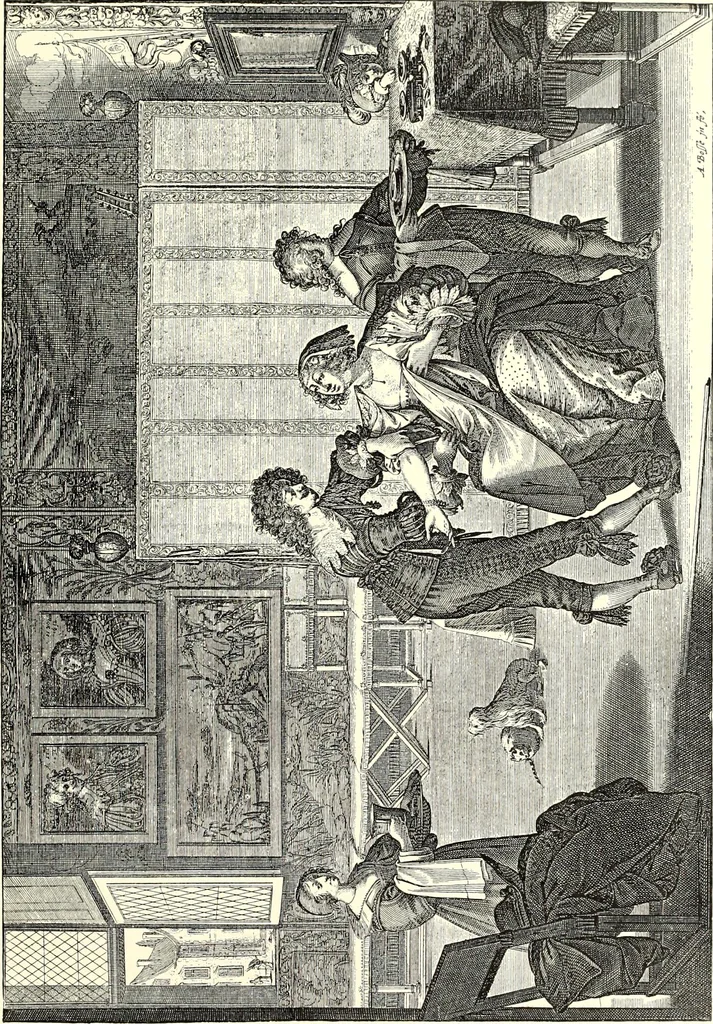 An illustration from Das deutsche Zimmer der Gothik und Renaissance : des Barock-, Rococo- und Zopfstils Anregungen zu häuslicher Kunstpflege, 1886, leaf 361