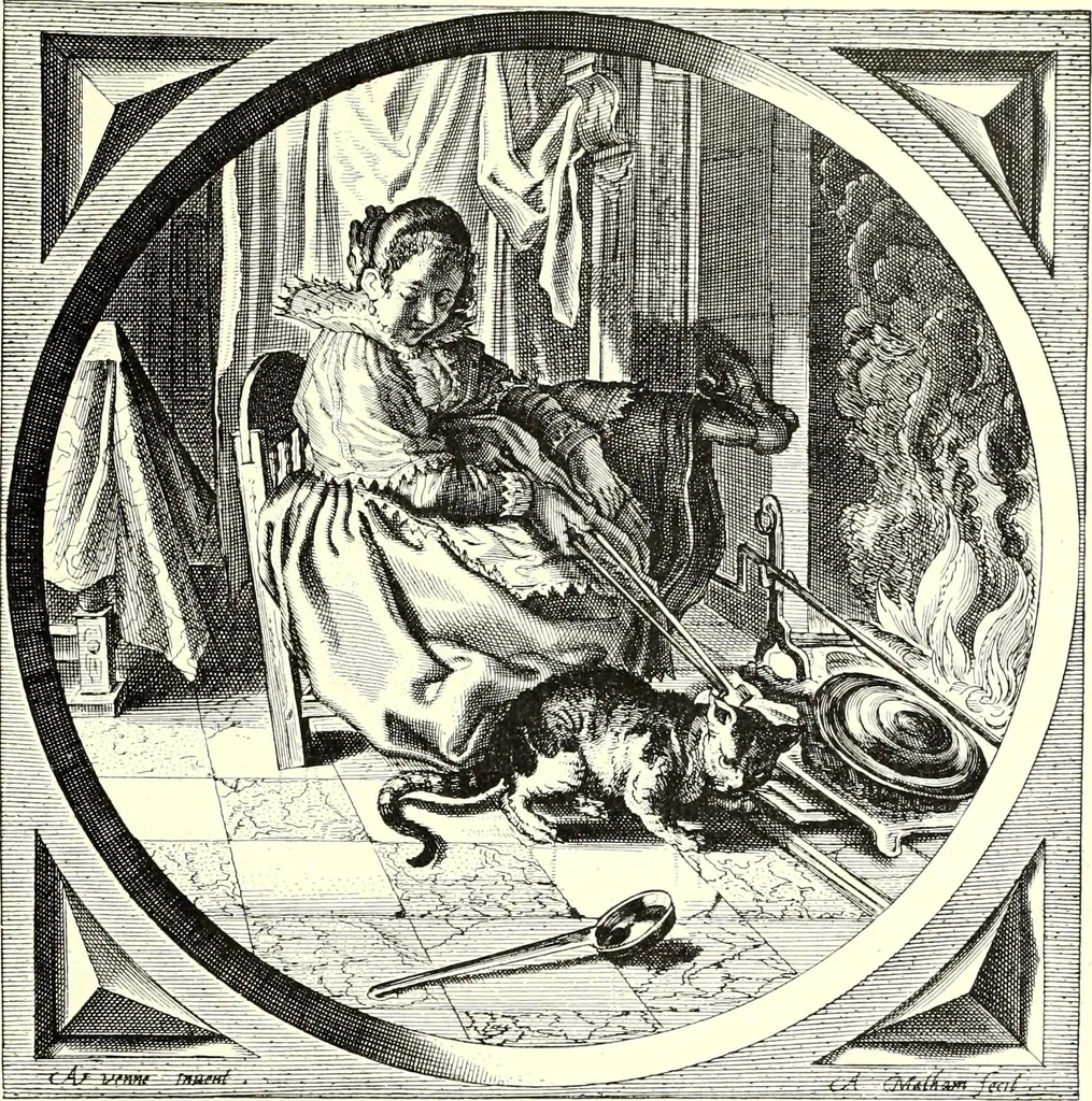 An illustration from Das deutsche Zimmer der Gothik und Renaissance : des Barock-, Rococo- und Zopfstils Anregungen zu häuslicher Kunstpflege, 1886, leaf 365