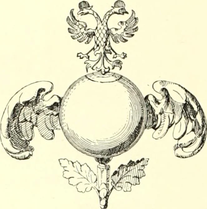 An illustration from Das deutsche Zimmer der Gothik und Renaissance : des Barock-, Rococo- und Zopfstils Anregungen zu häuslicher Kunstpflege, 1886, leaf 366