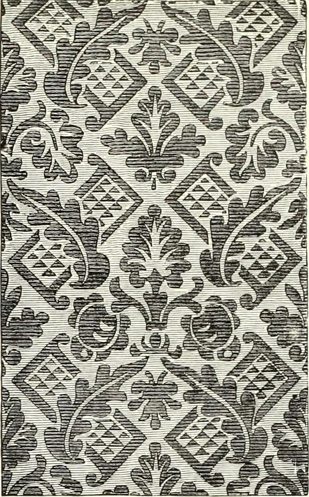 An illustration from Das deutsche Zimmer der Gothik und Renaissance : des Barock-, Rococo- und Zopfstils Anregungen zu häuslicher Kunstpflege, 1886, leaf 379