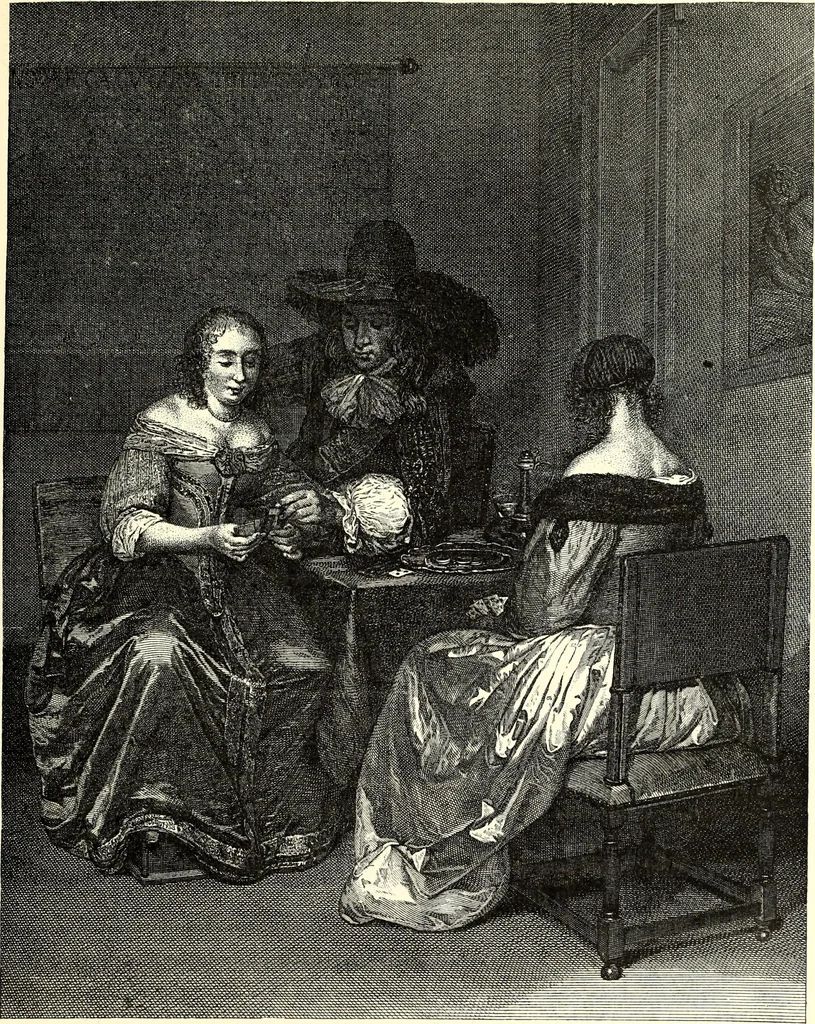 An illustration from Das deutsche Zimmer der Gothik und Renaissance : des Barock-, Rococo- und Zopfstils Anregungen zu häuslicher Kunstpflege, 1886, leaf 381