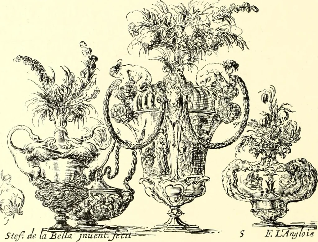 An illustration from Das deutsche Zimmer der Gothik und Renaissance : des Barock-, Rococo- und Zopfstils Anregungen zu häuslicher Kunstpflege, 1886, leaf 384