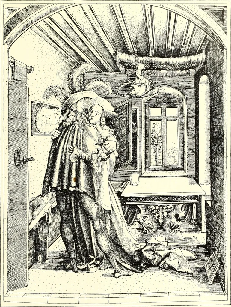An illustration from Das deutsche Zimmer der Gothik und Renaissance : des Barock-, Rococo- und Zopfstils Anregungen zu häuslicher Kunstpflege, 1886, leaf 39