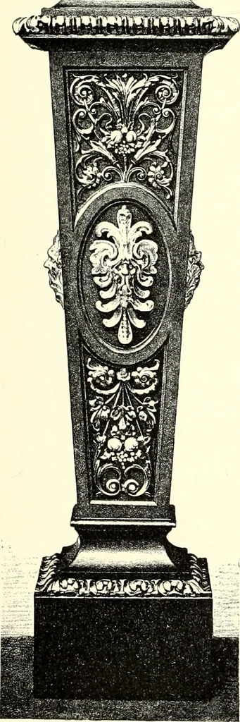 An illustration from Das deutsche Zimmer der Gothik und Renaissance : des Barock-, Rococo- und Zopfstils Anregungen zu häuslicher Kunstpflege, 1886, leaf 391