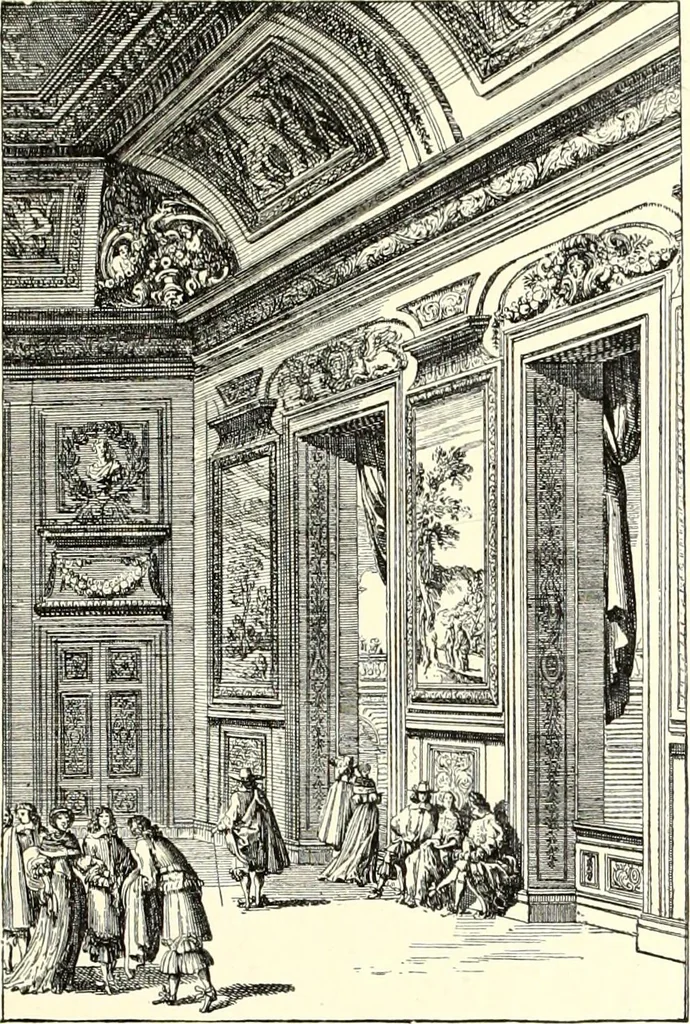An illustration from Das deutsche Zimmer der Gothik und Renaissance : des Barock-, Rococo- und Zopfstils Anregungen zu häuslicher Kunstpflege, 1886, leaf 395