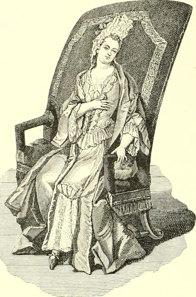 An illustration from Das deutsche Zimmer der Gothik und Renaissance : des Barock-, Rococo- und Zopfstils Anregungen zu häuslicher Kunstpflege, 1886, leaf 406