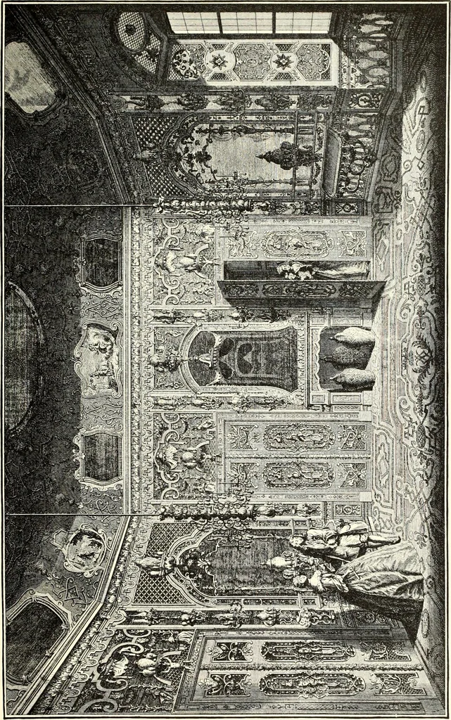 An illustration from Das deutsche Zimmer der Gothik und Renaissance : des Barock-, Rococo- und Zopfstils Anregungen zu häuslicher Kunstpflege, 1886, leaf 413