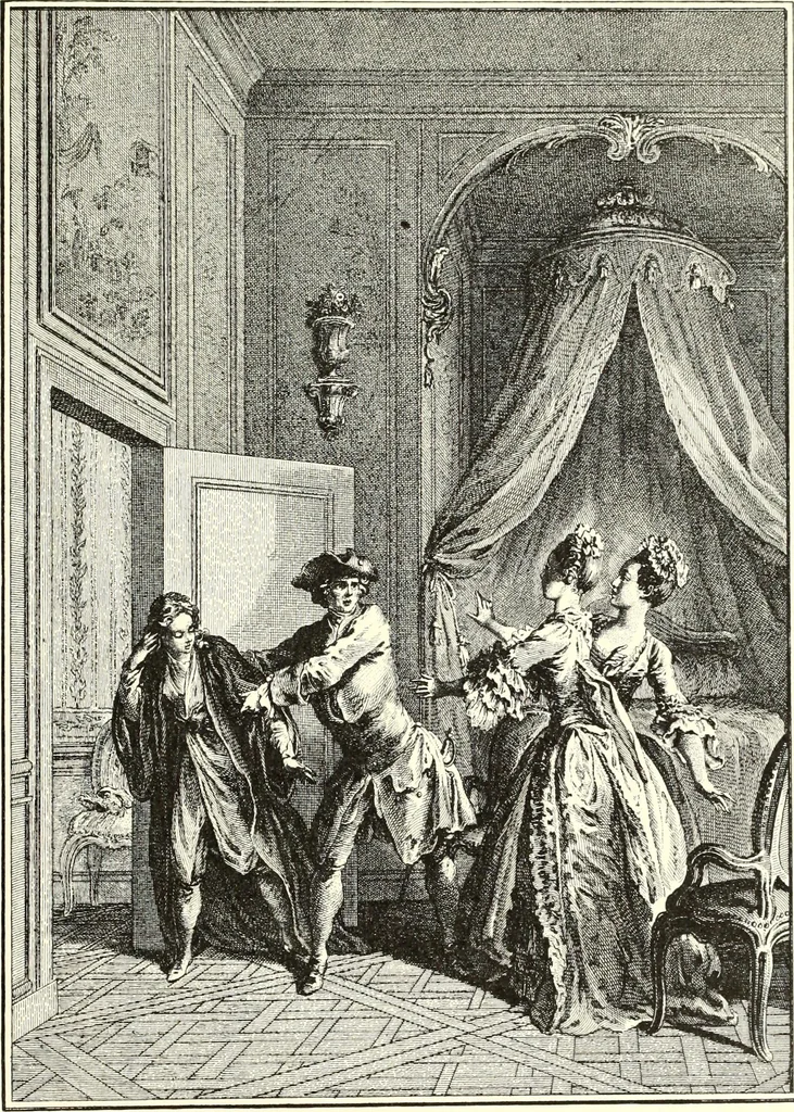 An illustration from Das deutsche Zimmer der Gothik und Renaissance : des Barock-, Rococo- und Zopfstils Anregungen zu häuslicher Kunstpflege, 1886, leaf 437
