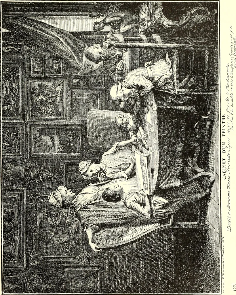 An illustration from Das deutsche Zimmer der Gothik und Renaissance : des Barock-, Rococo- und Zopfstils Anregungen zu häuslicher Kunstpflege, 1886, leaf 441