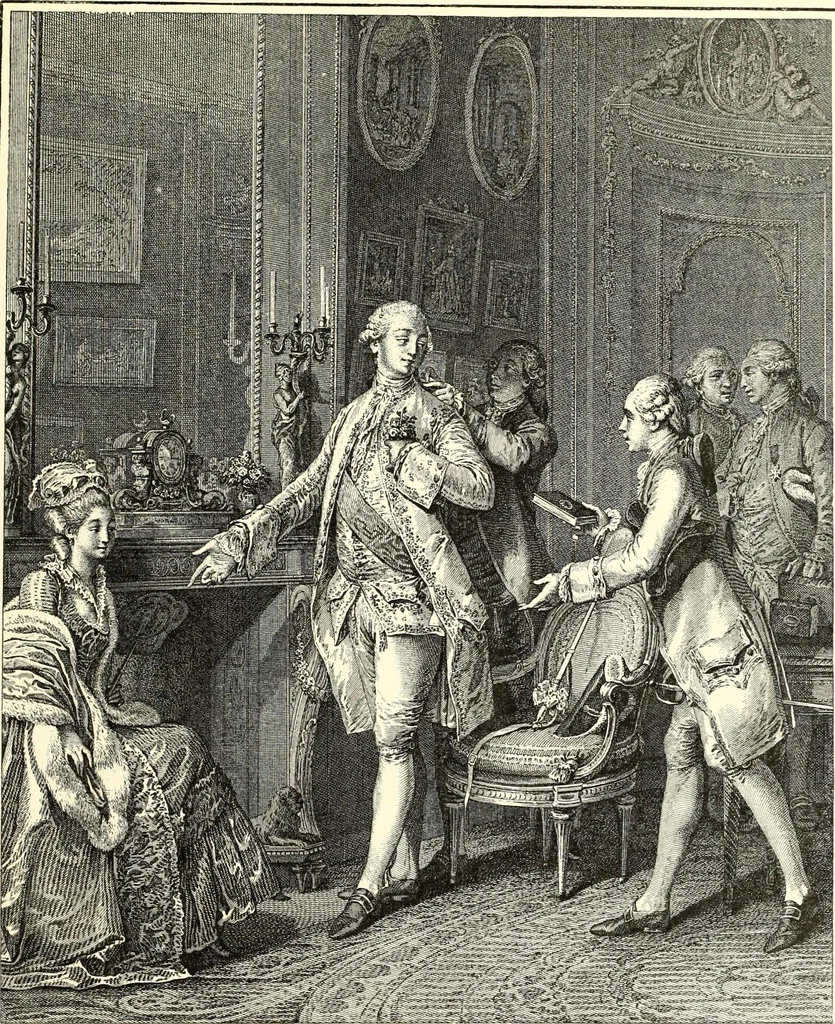 An illustration from Das deutsche Zimmer der Gothik und Renaissance : des Barock-, Rococo- und Zopfstils Anregungen zu häuslicher Kunstpflege, 1886, leaf 449