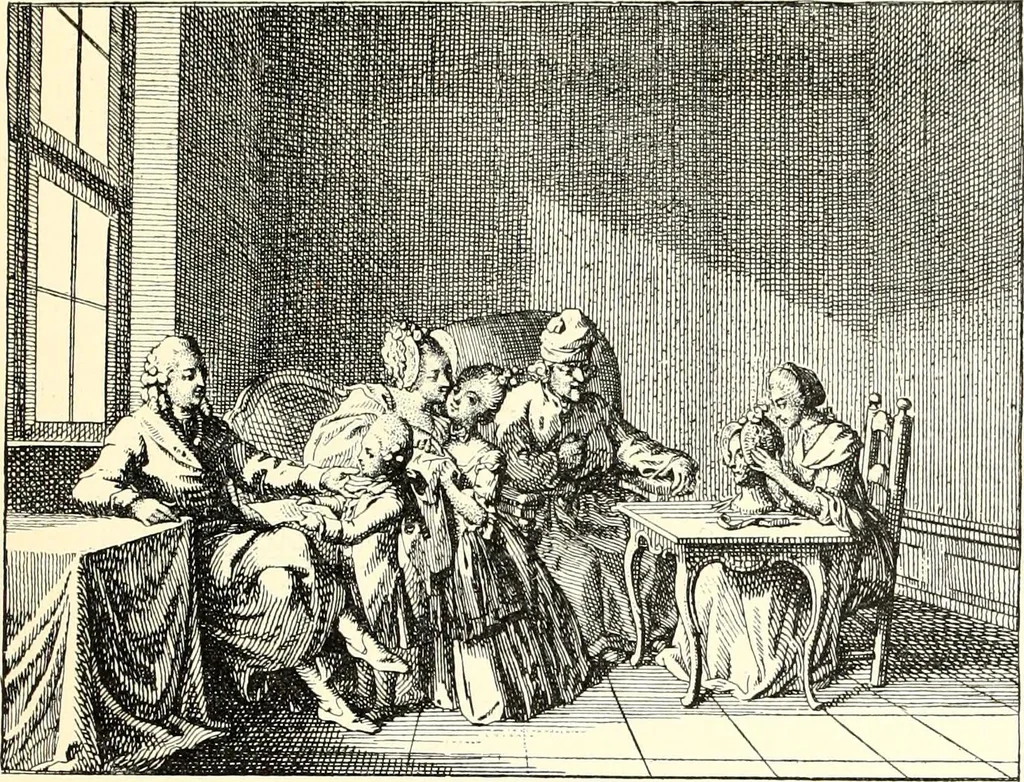 An illustration from Das deutsche Zimmer der Gothik und Renaissance : des Barock-, Rococo- und Zopfstils Anregungen zu häuslicher Kunstpflege, 1886, leaf 451