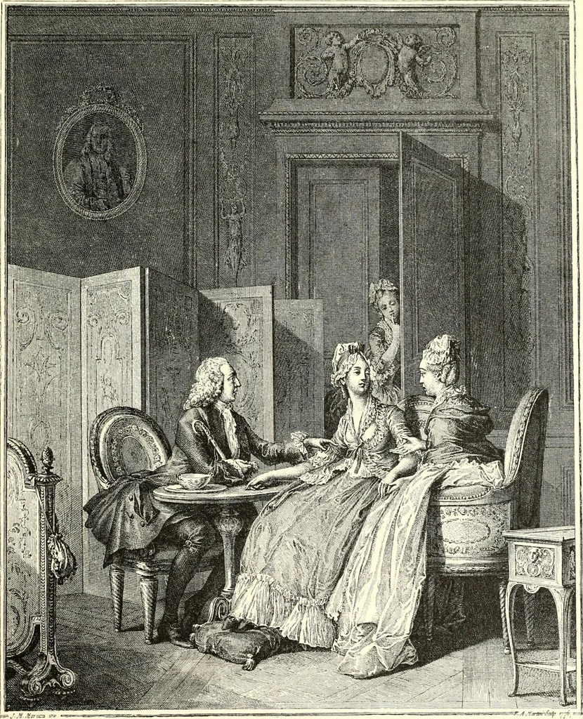 An illustration from Das deutsche Zimmer der Gothik und Renaissance : des Barock-, Rococo- und Zopfstils Anregungen zu häuslicher Kunstpflege, 1886, leaf 453
