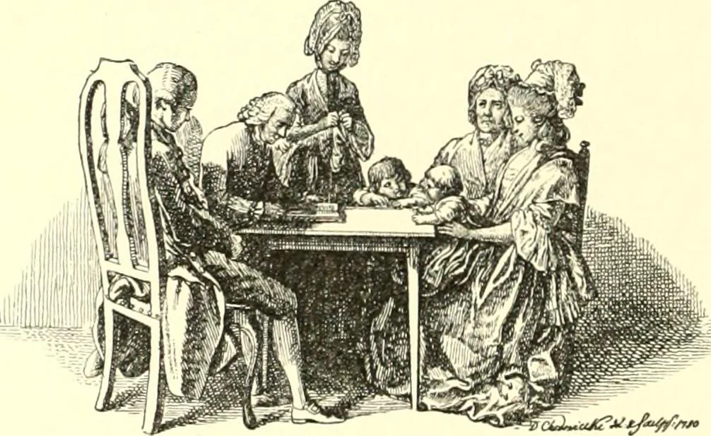 An illustration from Das deutsche Zimmer der Gothik und Renaissance : des Barock-, Rococo- und Zopfstils Anregungen zu häuslicher Kunstpflege, 1886, leaf 458