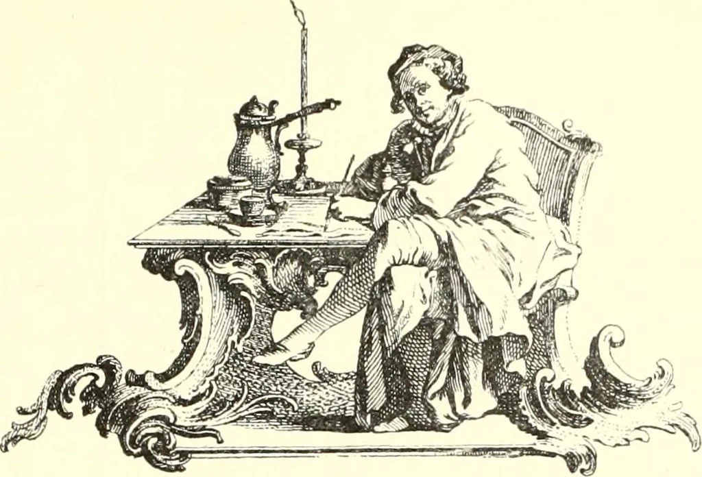 An illustration from Das deutsche Zimmer der Gothik und Renaissance : des Barock-, Rococo- und Zopfstils Anregungen zu häuslicher Kunstpflege, 1886, leaf 461
