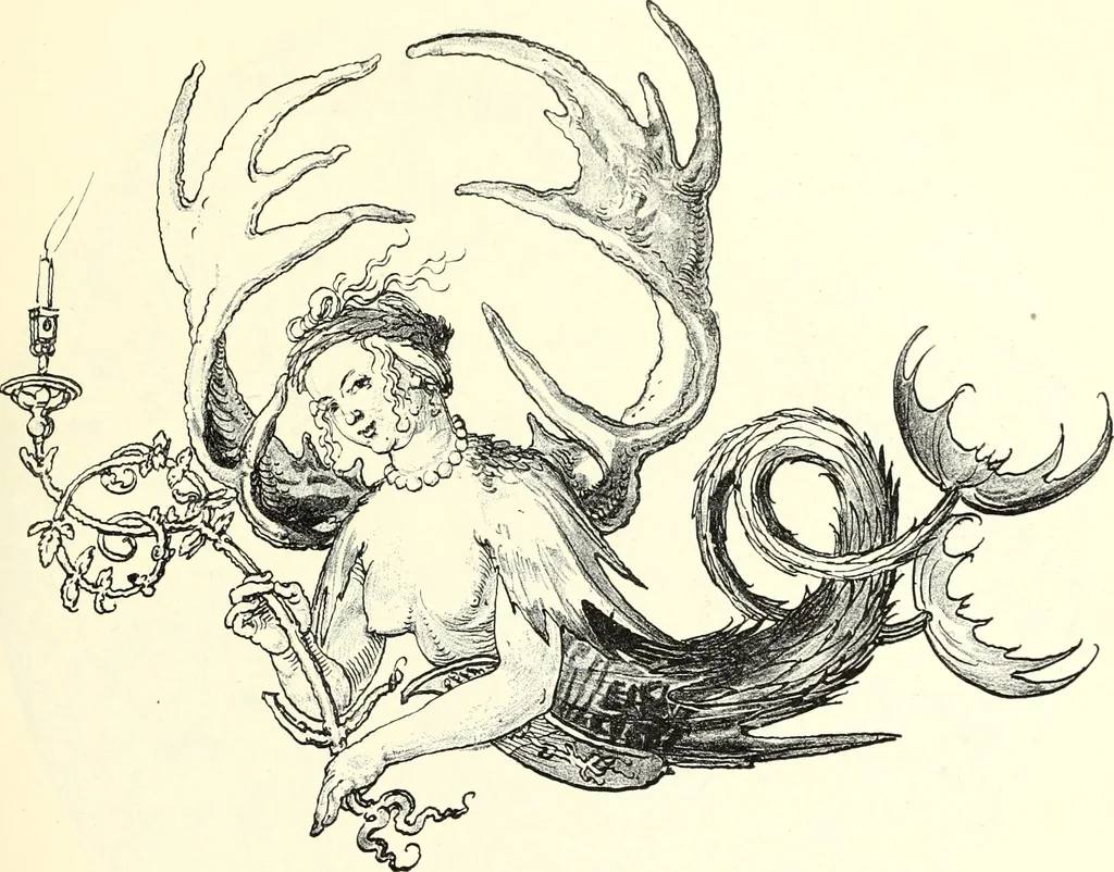 An illustration from Das deutsche Zimmer der Gothik und Renaissance : des Barock-, Rococo- und Zopfstils Anregungen zu häuslicher Kunstpflege, 1886, leaf 49