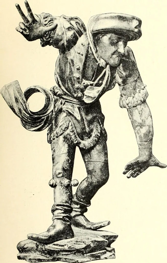 An illustration from Das deutsche Zimmer der Gothik und Renaissance : des Barock-, Rococo- und Zopfstils Anregungen zu häuslicher Kunstpflege, 1886, leaf 85