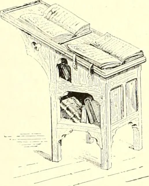 An illustration from Das deutsche Zimmer der Gothik und Renaissance : des Barock-, Rococo- und Zopfstils Anregungen zu häuslicher Kunstpflege, 1886, leaf 86