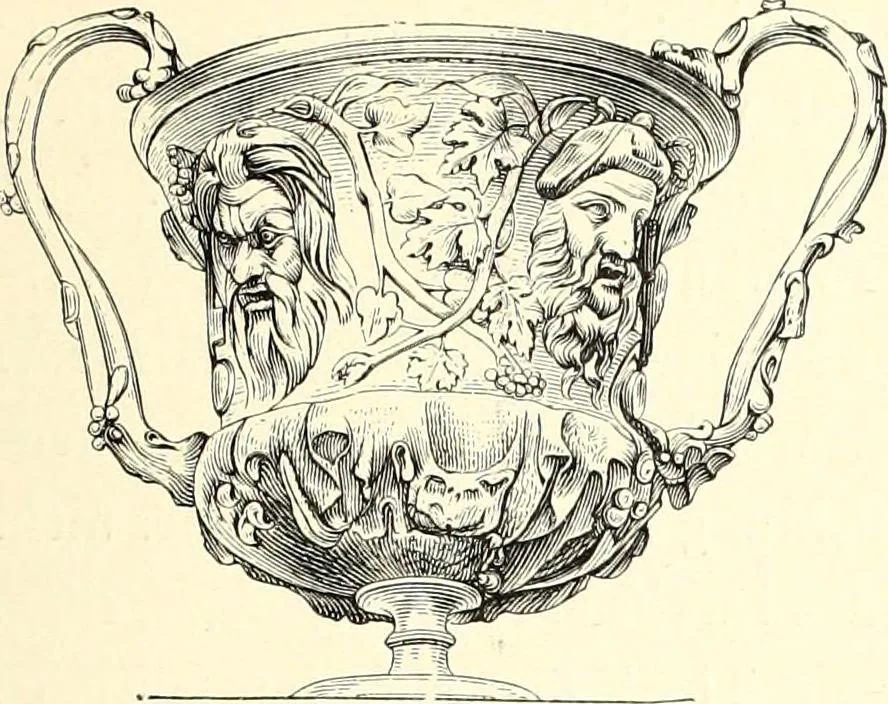 An illustration from Das deutsche Zimmer der Gothik und Renaissance : des Barock-, Rococo- und Zopfstils Anregungen zu häuslicher Kunstpflege, 1886, leaf 95