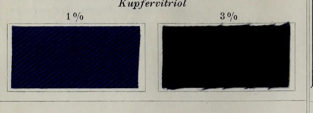 An illustration from Das Färben der Baumwolle und verwandter Fasern mit den Farbstoffen, 1902, leaf 90