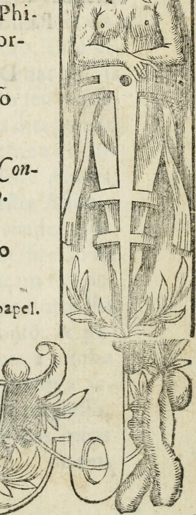 An illustration from Das festas qve se fizeram na cidade de Lisboa, na entrada del Rey D. Philippe primeiro de Portugal, 1581, leaf 12