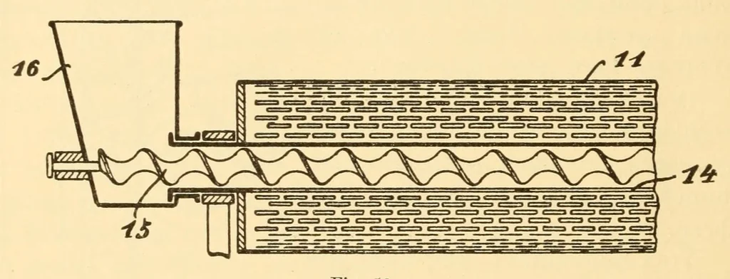 An illustration from Das Färben des Papiers auf der Papiermaschine, 1913, leaf 100