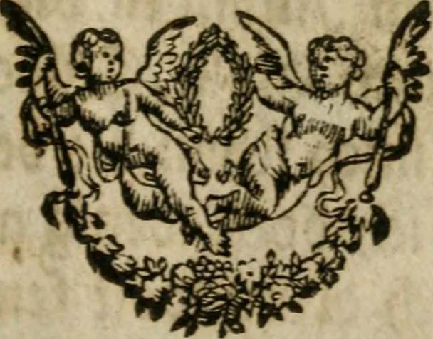 An illustration from Das güldne Vliess, oder, Das allerhöchste, edelste, kunstreichste Kleinod, und der urälteste verborgene Schatz der Weisen : in welchem da ist die allgemeine Materia prima, derselben nothwendige Praeparation und überaus reiche Frucht des philosophischen Steins augenscheinlich gezeiget und klärlich dargethan, 1737, leaf 22