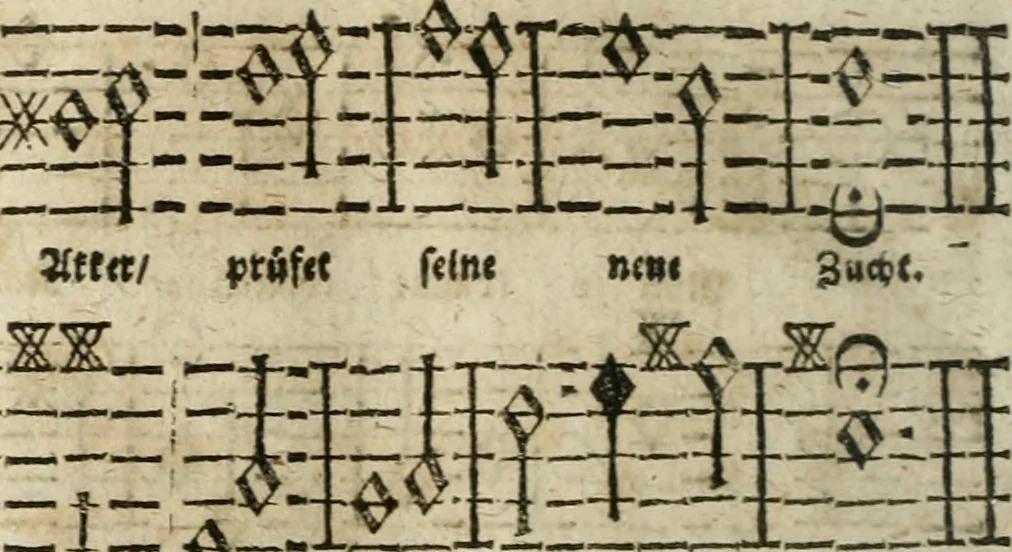 An illustration from Das hohe Lied dess Königes Salomons, nach der Ordnung dess Textes summarischen gebeten Rand, Glossen und kurtzen Beschluss-Liedern, 1662, leaf 173