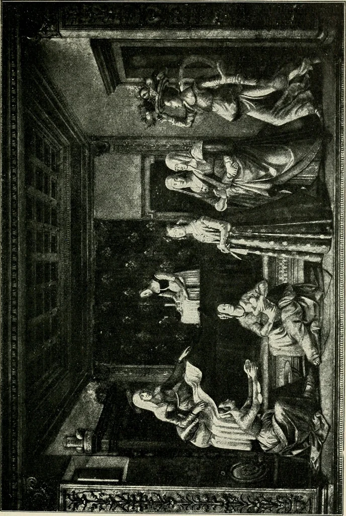An illustration from Das häusliche Leben der europäischen Kulturvölker vom Mittelalter bis zur zweiten Hälfte des 18. Jahrhunderts, 1903, leaf 192