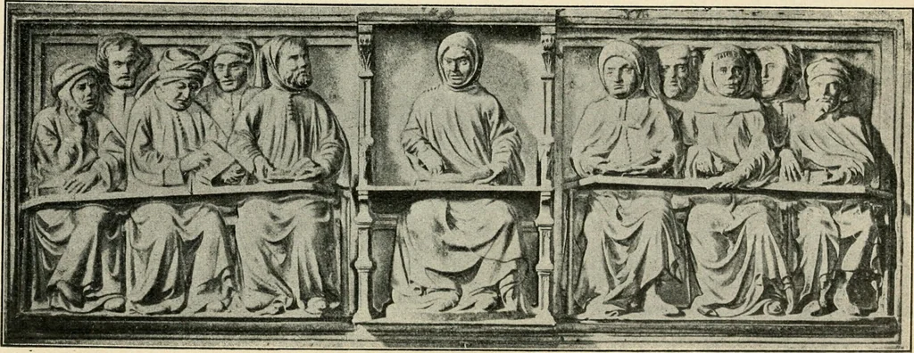 An illustration from Das häusliche Leben der europäischen Kulturvölker vom Mittelalter bis zur zweiten Hälfte des 18. Jahrhunderts, 1903, leaf 222