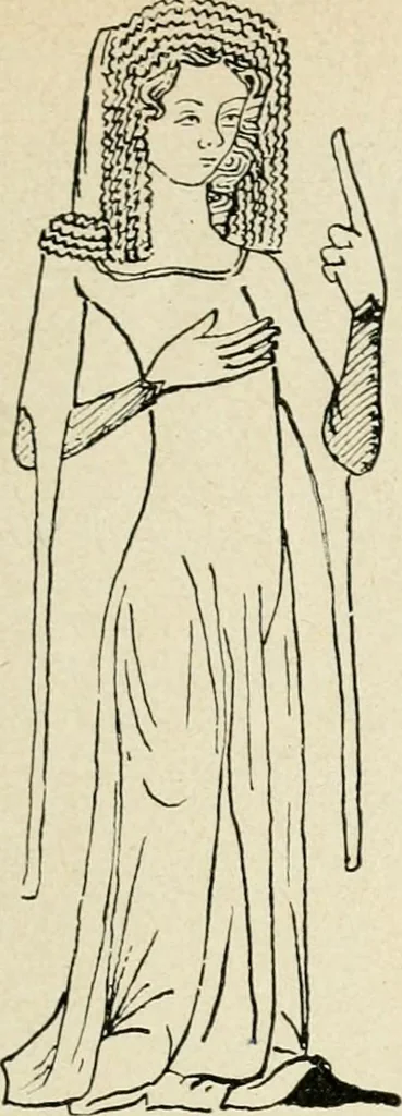An illustration from Das häusliche Leben der europäischen Kulturvölker vom Mittelalter bis zur zweiten Hälfte des 18. Jahrhunderts, 1903, leaf 244