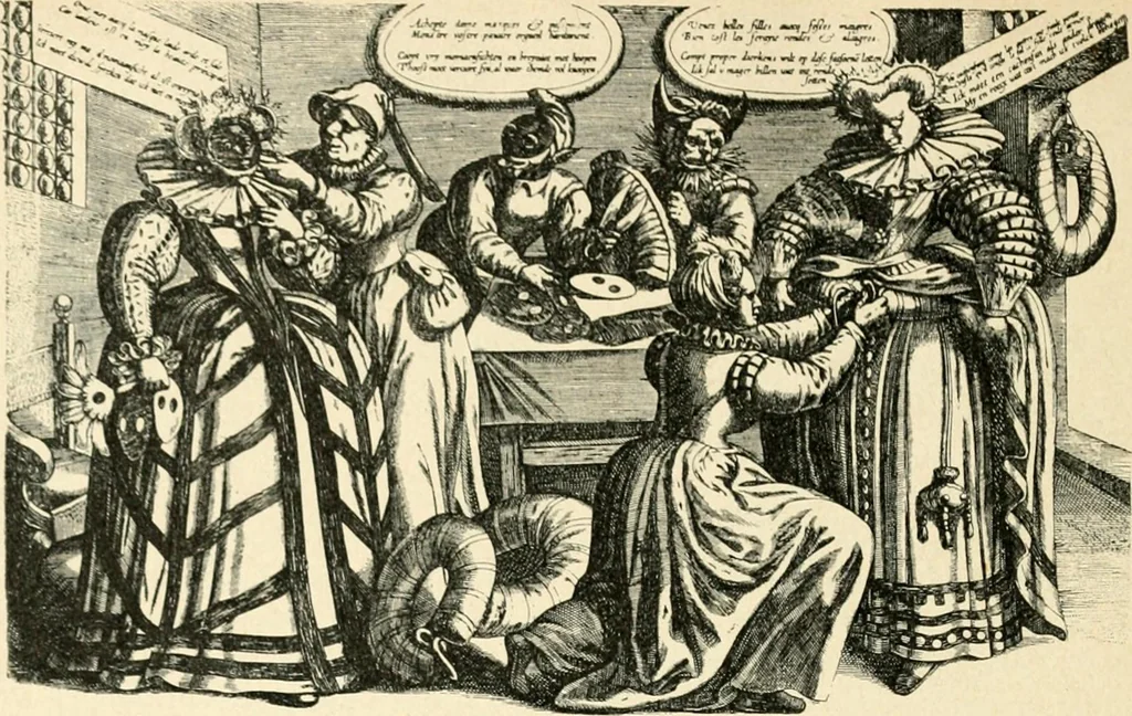 An illustration from Das häusliche Leben der europäischen Kulturvölker vom Mittelalter bis zur zweiten Hälfte des 18. Jahrhunderts, 1903, leaf 265