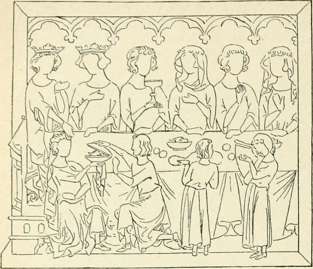 An illustration from Das häusliche Leben der europäischen Kulturvölker vom Mittelalter bis zur zweiten Hälfte des 18. Jahrhunderts, 1903, leaf 315