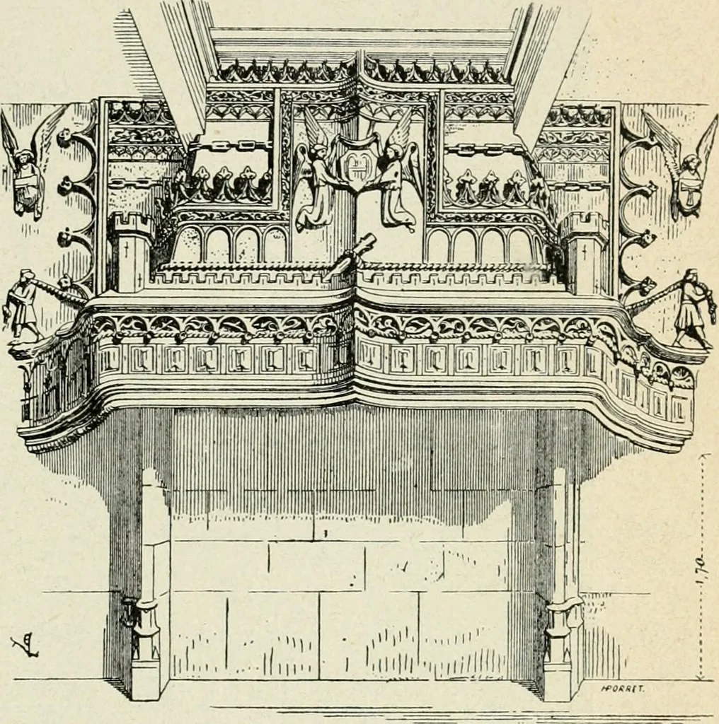 An illustration from Das häusliche Leben der europäischen Kulturvölker vom Mittelalter bis zur zweiten Hälfte des 18. Jahrhunderts, 1903, leaf 32