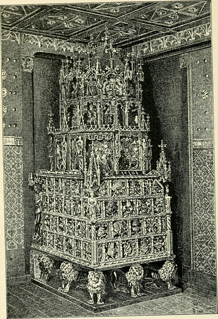 An illustration from Das häusliche Leben der europäischen Kulturvölker vom Mittelalter bis zur zweiten Hälfte des 18. Jahrhunderts, 1903, leaf 33
