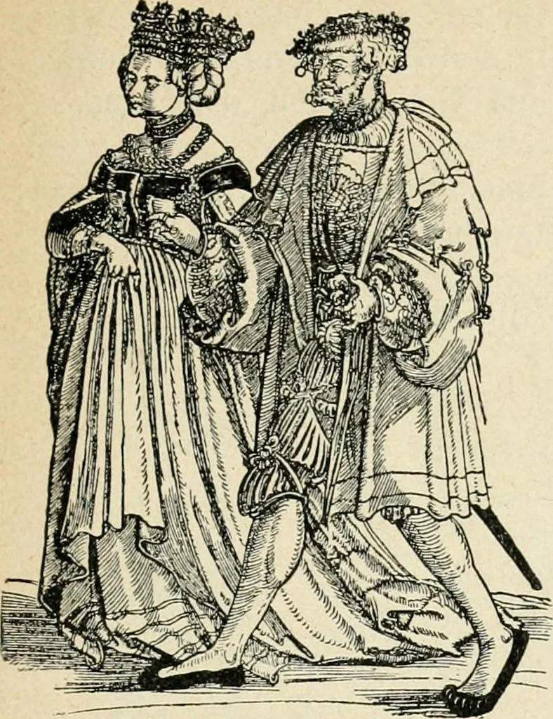 An illustration from Das häusliche Leben der europäischen Kulturvölker vom Mittelalter bis zur zweiten Hälfte des 18. Jahrhunderts, 1903, leaf 374