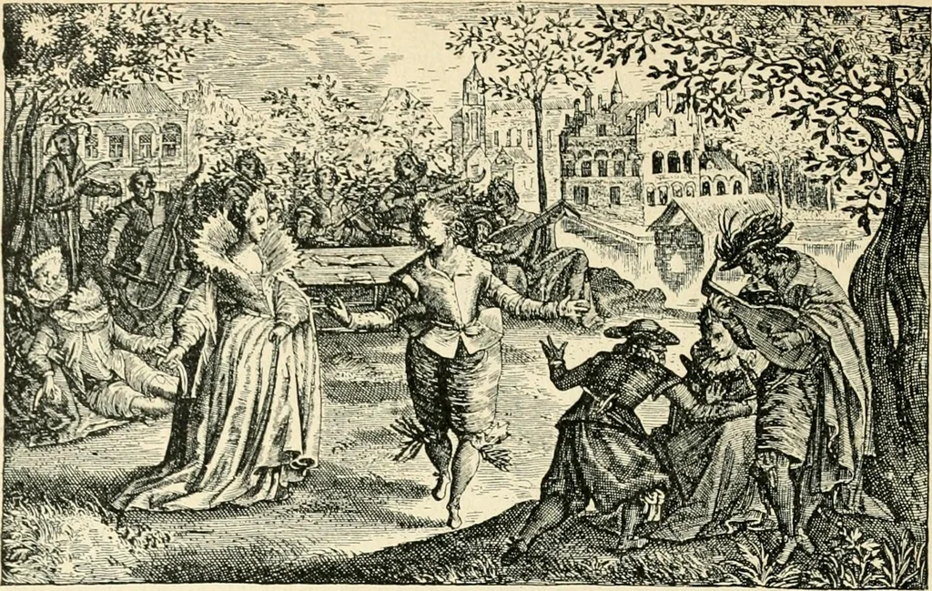 An illustration from Das häusliche Leben der europäischen Kulturvölker vom Mittelalter bis zur zweiten Hälfte des 18. Jahrhunderts, 1903, leaf 377