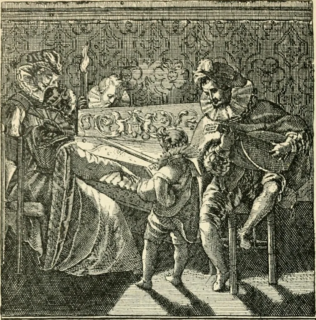 An illustration from Das häusliche Leben der europäischen Kulturvölker vom Mittelalter bis zur zweiten Hälfte des 18. Jahrhunderts, 1903, leaf 385