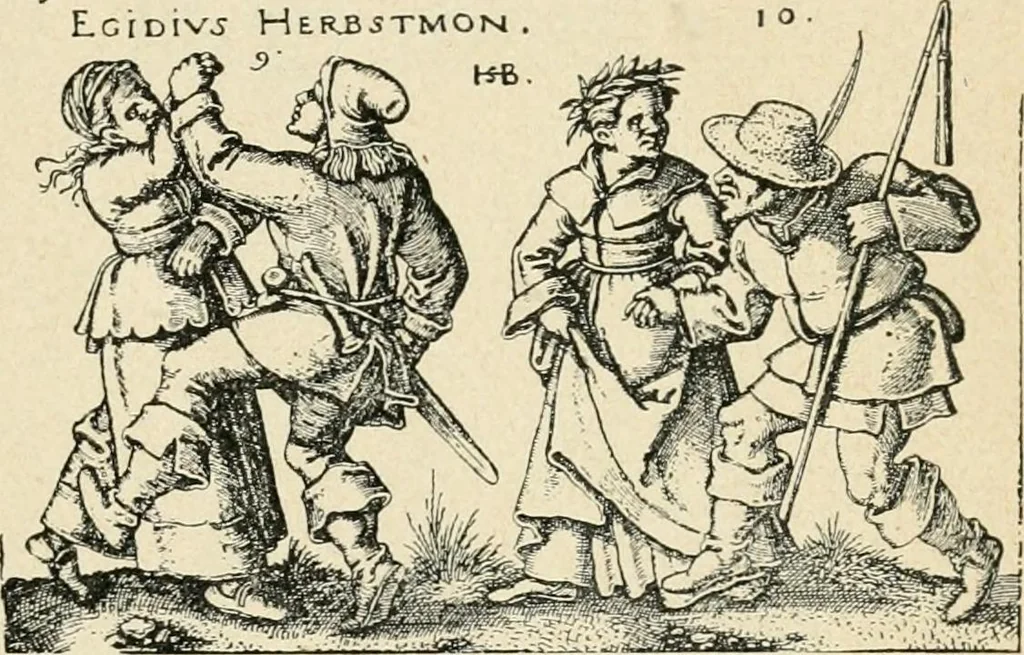 An illustration from Das häusliche Leben der europäischen Kulturvölker vom Mittelalter bis zur zweiten Hälfte des 18. Jahrhunderts, 1903, leaf 414