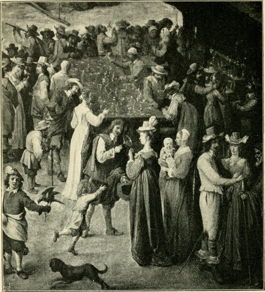 An illustration from Das häusliche Leben der europäischen Kulturvölker vom Mittelalter bis zur zweiten Hälfte des 18. Jahrhunderts, 1903, leaf 55