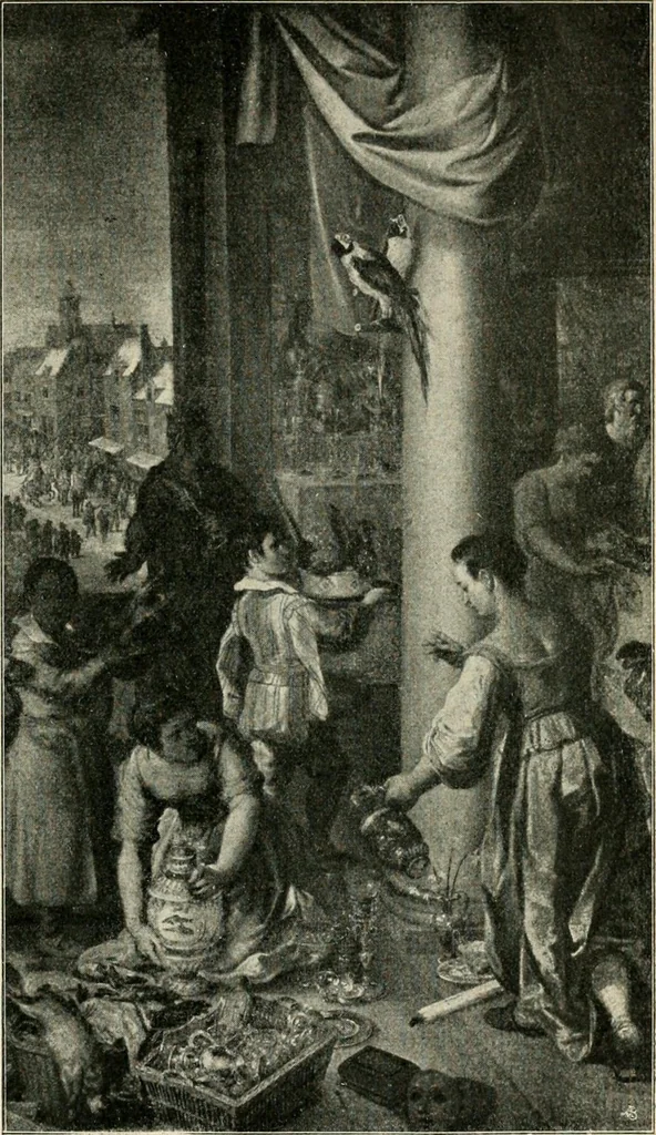 An illustration from Das häusliche Leben der europäischen Kulturvölker vom Mittelalter bis zur zweiten Hälfte des 18. Jahrhunderts, 1903, leaf 56