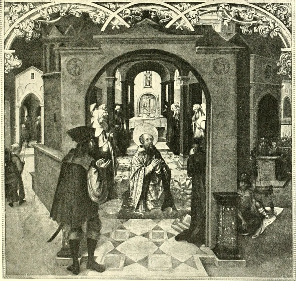 An illustration from Das Jubeljahr 1500 in der Augsburger Kunst : eine Jubiläumsgabe für das deutsche Volk, 1901, leaf 196