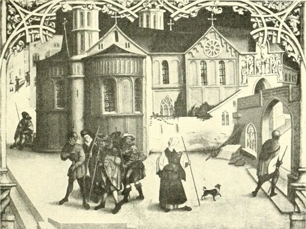 An illustration from Das Jubeljahr 1500 in der Augsburger Kunst : eine Jubiläumsgabe für das deutsche Volk, 1901, leaf 212