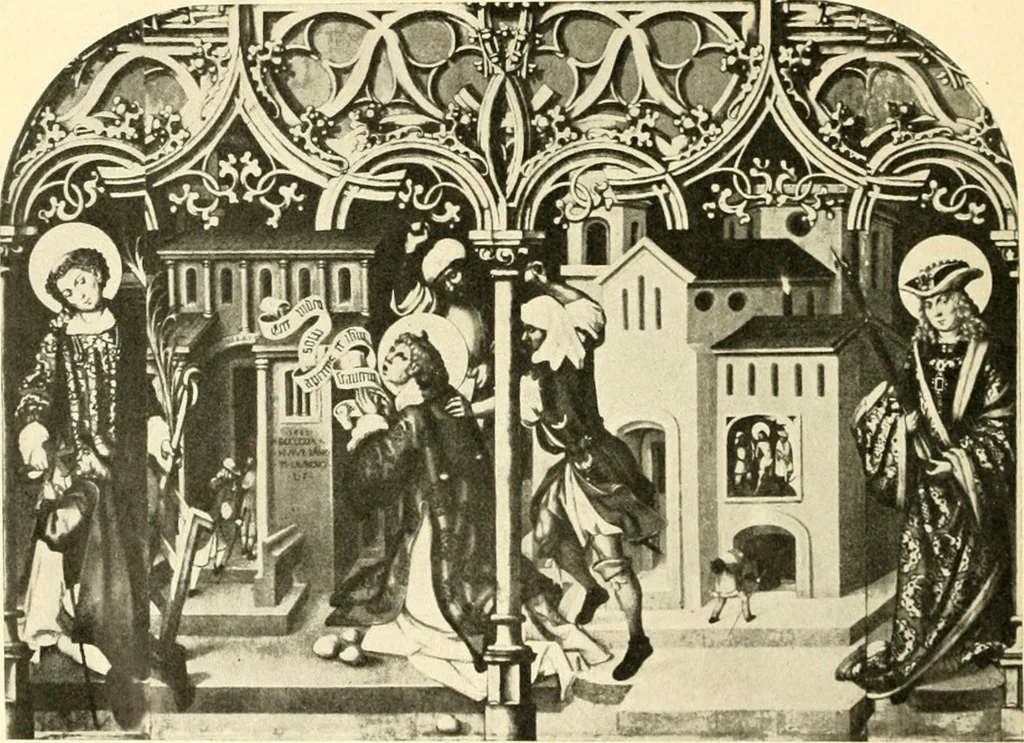 An illustration from Das Jubeljahr 1500 in der Augsburger Kunst : eine Jubiläumsgabe für das deutsche Volk, 1901, leaf 241