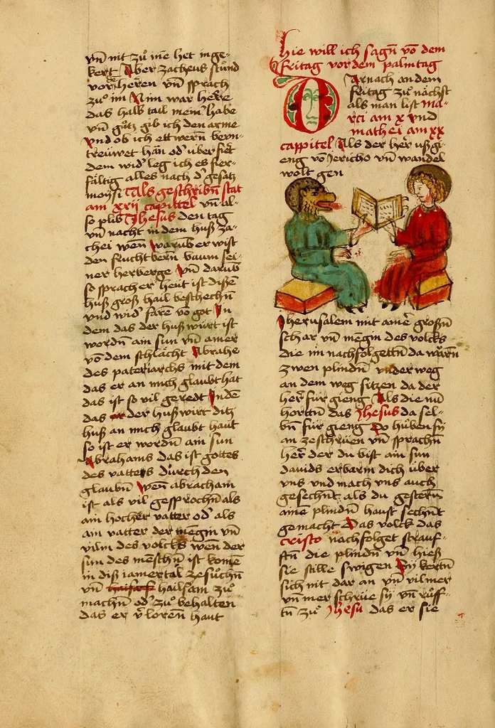 An illustration from Das Leiden unsers Herren Jhesu Christi, leaf 20