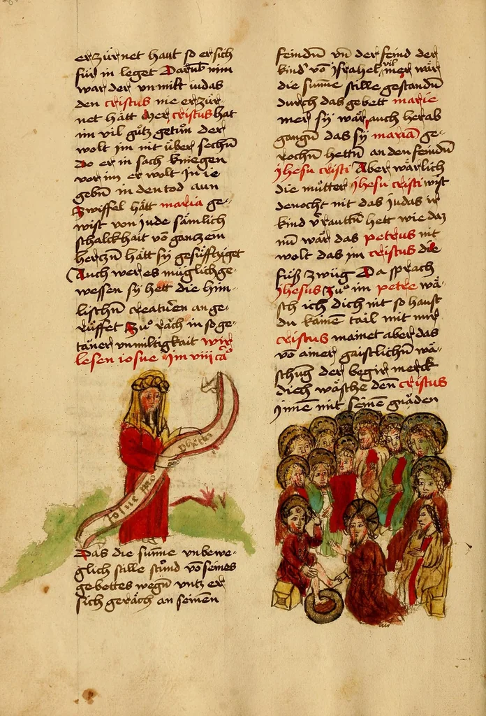 An illustration from Das Leiden unsers Herren Jhesu Christi, leaf 58