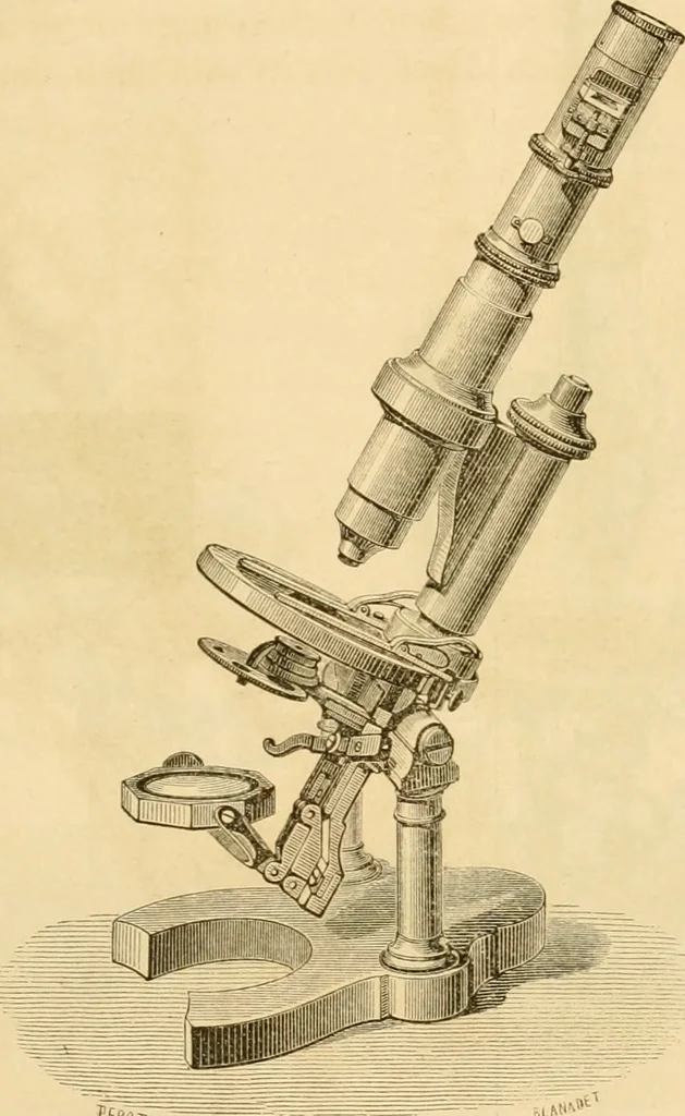 An illustration from Das Mikroskop, Theorie und Anwendung desselben, 1867, leaf 126