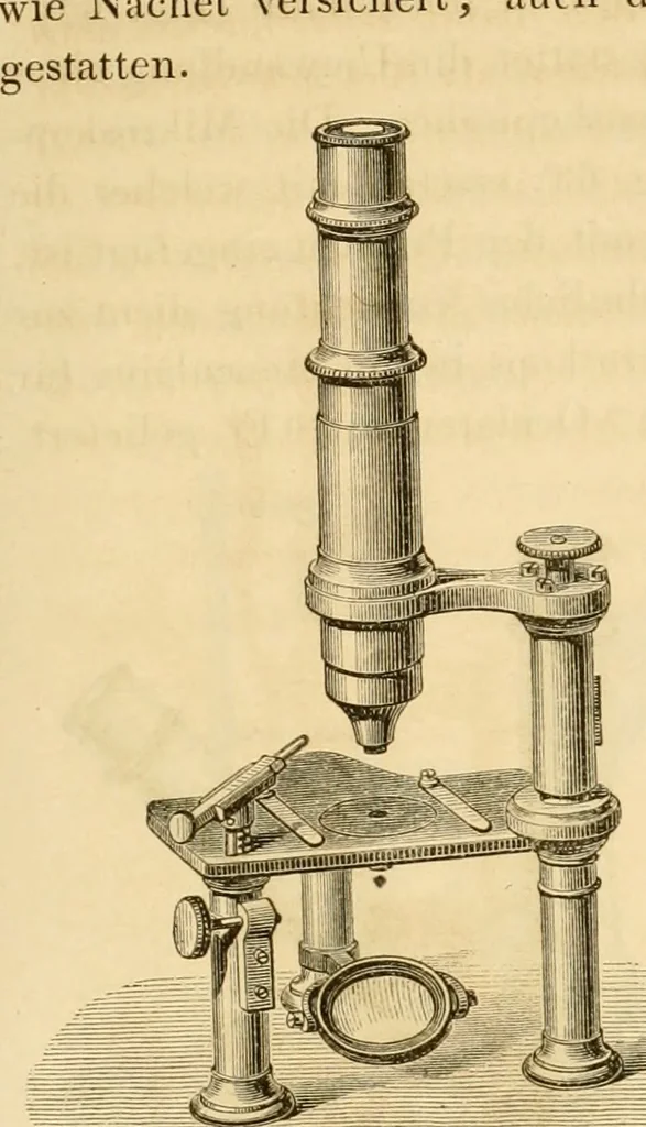 An illustration from Das Mikroskop, Theorie und Anwendung desselben, 1867, leaf 130
