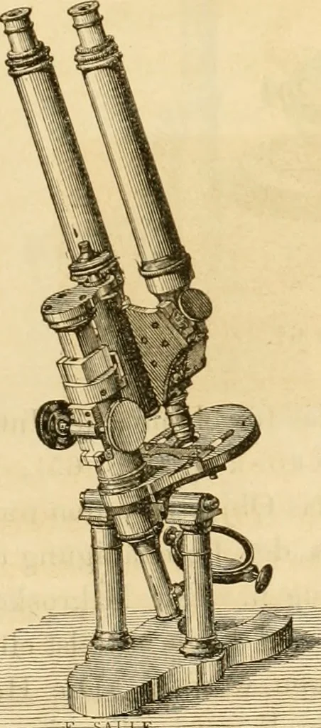 An illustration from Das Mikroskop, Theorie und Anwendung desselben, 1867, leaf 130